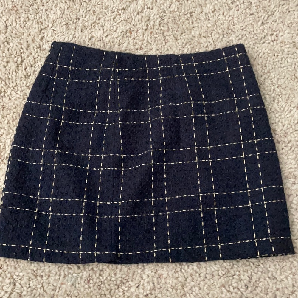 Forever 21 Navy and Gold Skirt (Medium)